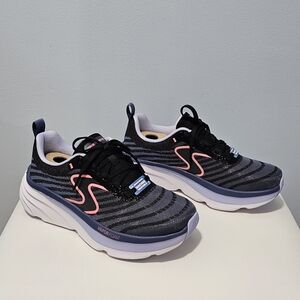 Skechers Black and Pink Athletic Shoes